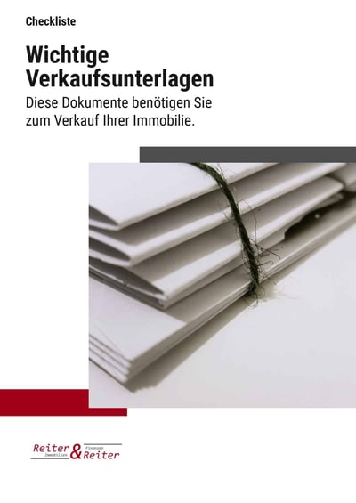 Cover für Wichtige Unterlagen für den Verkauf der Immobilie