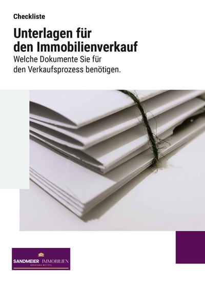 Cover für Wichtige Unterlagen für den Verkauf der Immobilie