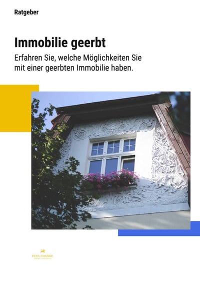 Cover für Immobilie geerbt