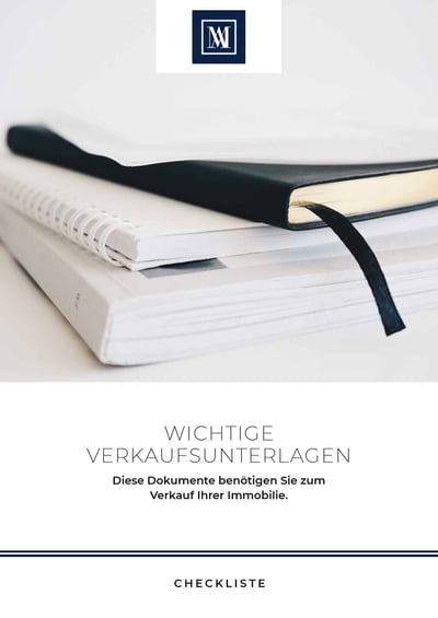 Cover für Wichtige Unterlagen für den Verkauf der Immobilie