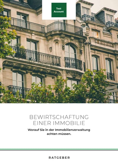 Cover für Bewirtschaftung einer Immobilie