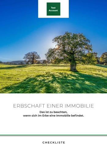 Cover für Erbschaft einer Immobilie