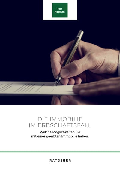 Cover für Die Immobilie im Erbschaftsfall