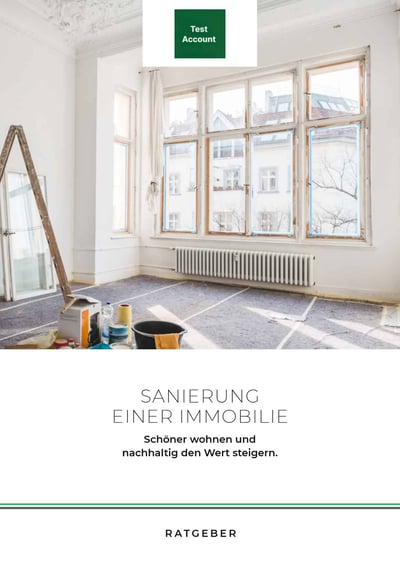 Cover für Sanierung einer Immobilie