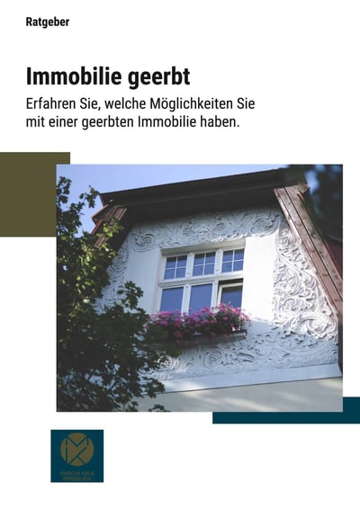 Cover für Immobilie geerbt