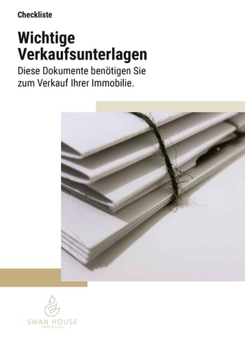 Cover für Wichtige Unterlagen für den Verkauf der Immobilie