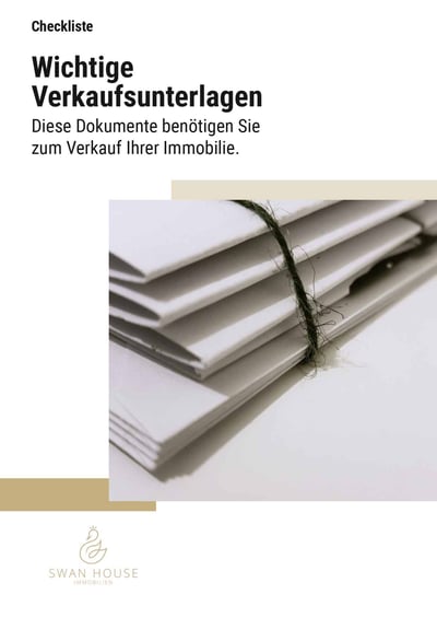 Cover für Wichtige Unterlagen für den Verkauf der Immobilie