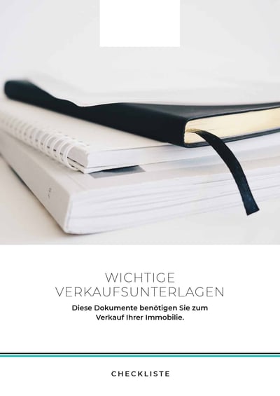 Cover für Wichtige Unterlagen für den Verkauf der Immobilie