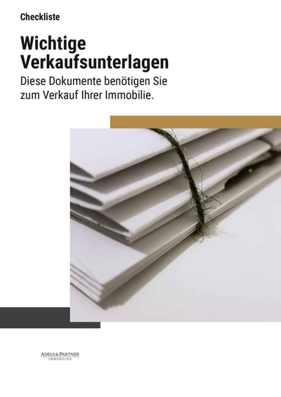 Cover für Wichtige Unterlagen für den Verkauf der Immobilie