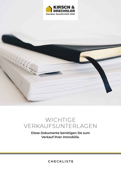 Cover für Wichtige Unterlagen für den Verkauf der Immobilie