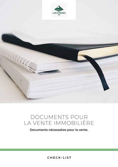 Couverture pour Documents nécessaires pour la vente