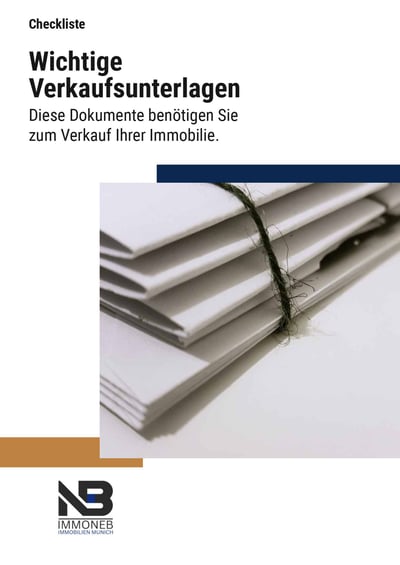 Cover für Wichtige Unterlagen für den Verkauf der Immobilie