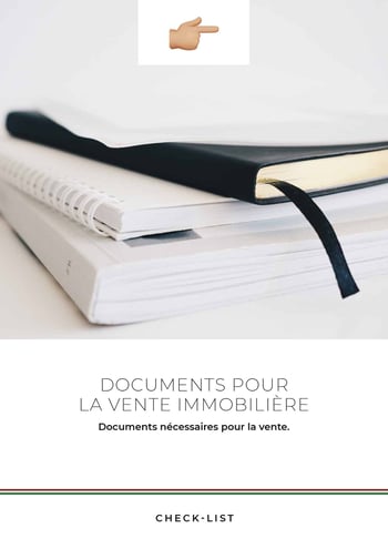 Couverture pour Documents nécessaires pour la vente