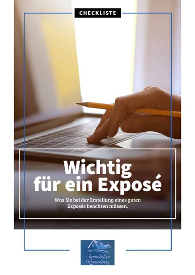 Cover für Was für ein gutes Exposé wichtig ist