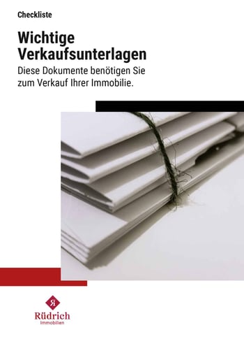 Cover für Wichtige Unterlagen für den Verkauf der Immobilie