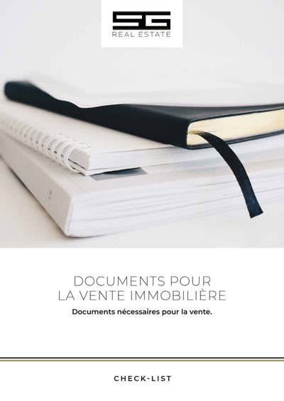 Couverture pour Documents nécessaires pour la vente