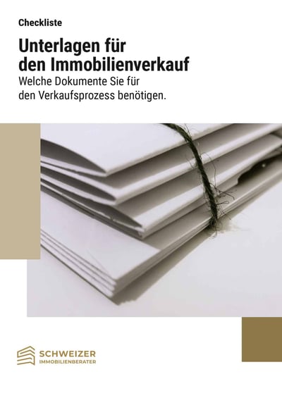 Cover für Wichtige Unterlagen für den Verkauf der Immobilie