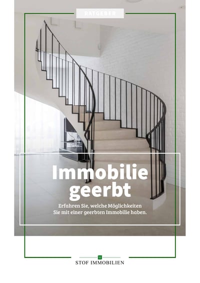 Cover für Immobilie geerbt