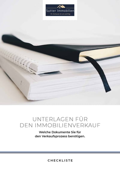 Cover für Wichtige Unterlagen für den Verkauf der Immobilie
