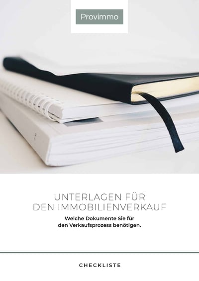 Cover für Wichtige Unterlagen für den Verkauf der Immobilie