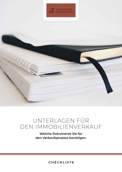 Cover für Wichtige Unterlagen für den Verkauf der Immobilie