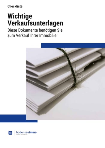 Cover für Wichtige Unterlagen für den Verkauf der Immobilie
