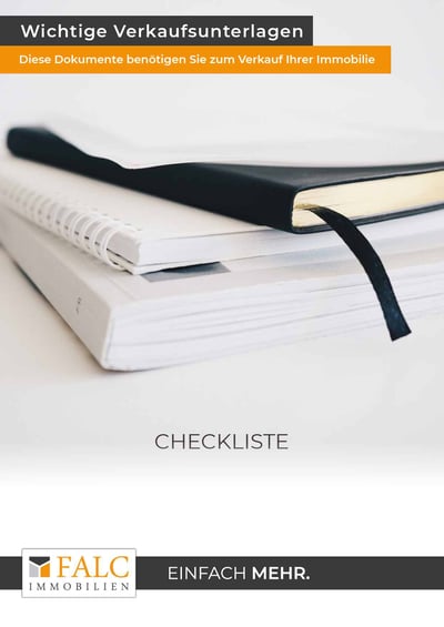 Cover für Wichtige Unterlagen für den Verkauf der Immobilie