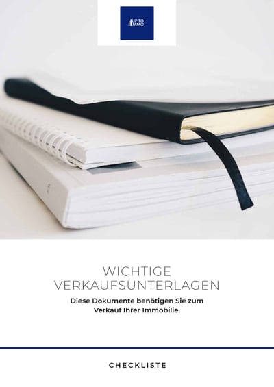 Cover für Wichtige Unterlagen für den Verkauf der Immobilie
