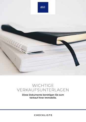Cover für Wichtige Unterlagen für den Verkauf der Immobilie