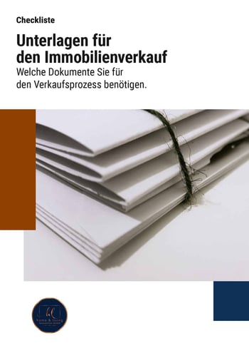 Cover für Wichtige Unterlagen für den Verkauf der Immobilie