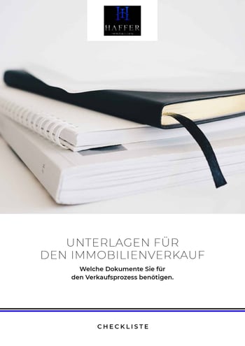 Cover für Wichtige Unterlagen für den Verkauf der Immobilie