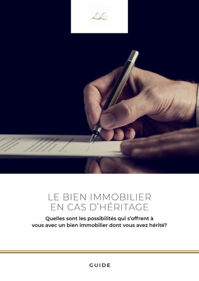 Couverture pour Le bien immobilier en cas d’héritage