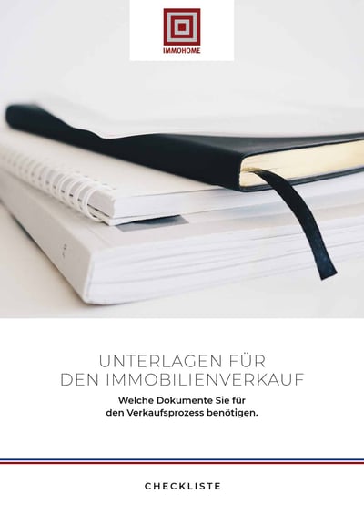 Cover für Wichtige Unterlagen für den Verkauf der Immobilie