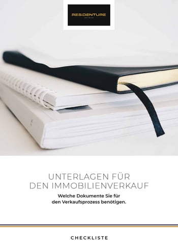 Cover für Wichtige Unterlagen für den Verkauf der Immobilie